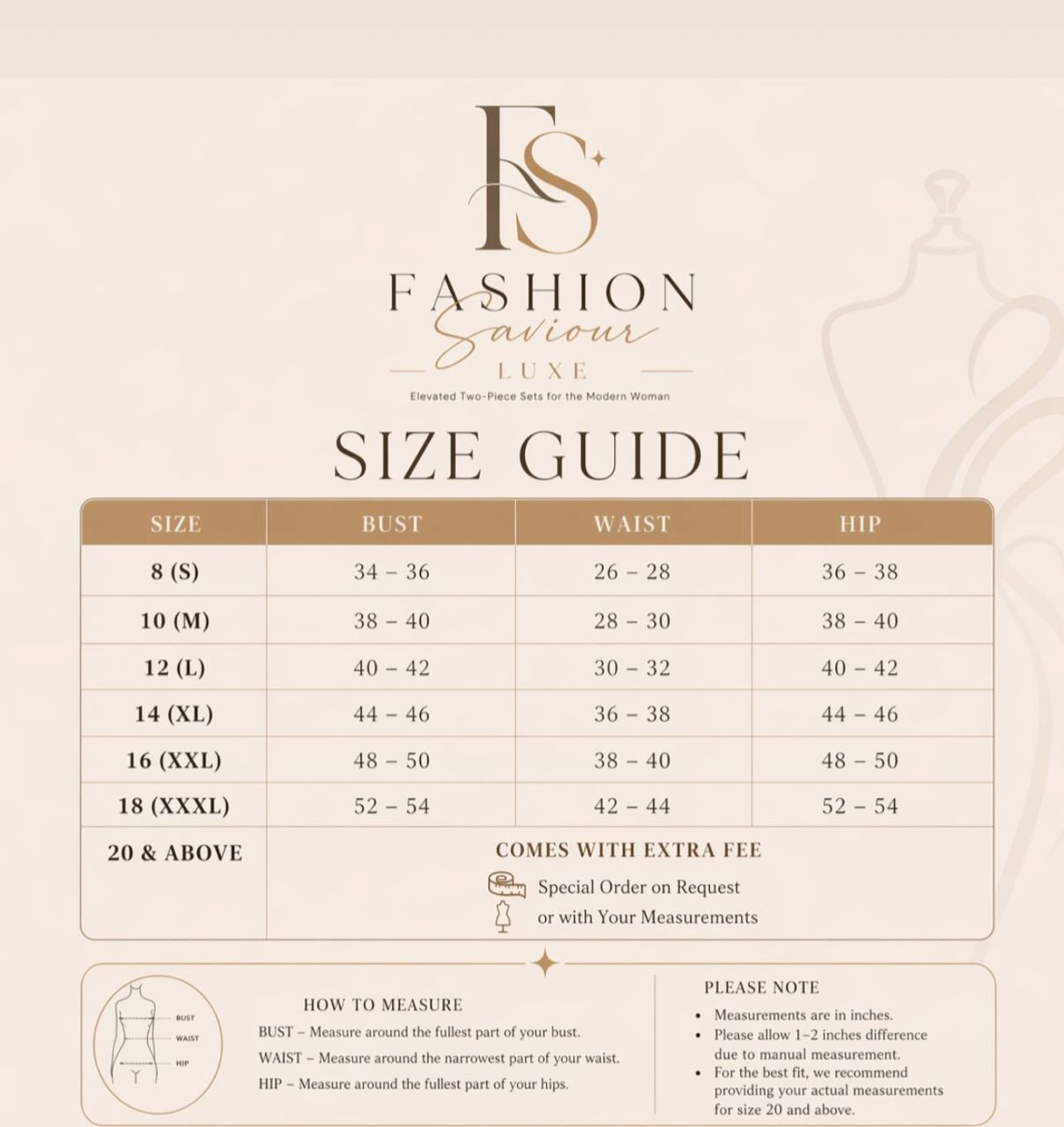 Size Guide