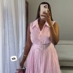 TOP NOTCH QUALITY STRIPE GOWN