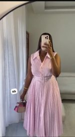 TOP NOTCH QUALITY STRIPE GOWN