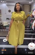 BIG AUNTY GOWN WITH BELT - Image 2