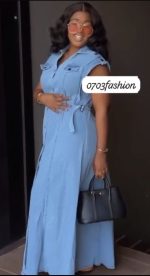 LUXURY JEAN GOWN. - Image 2